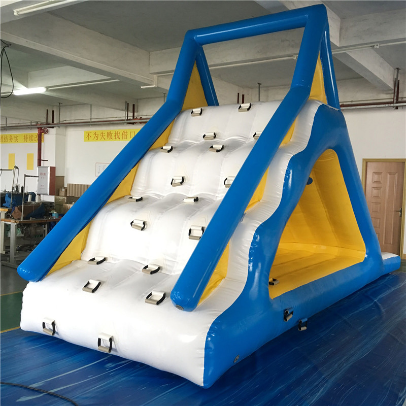 inflatable floating water slide