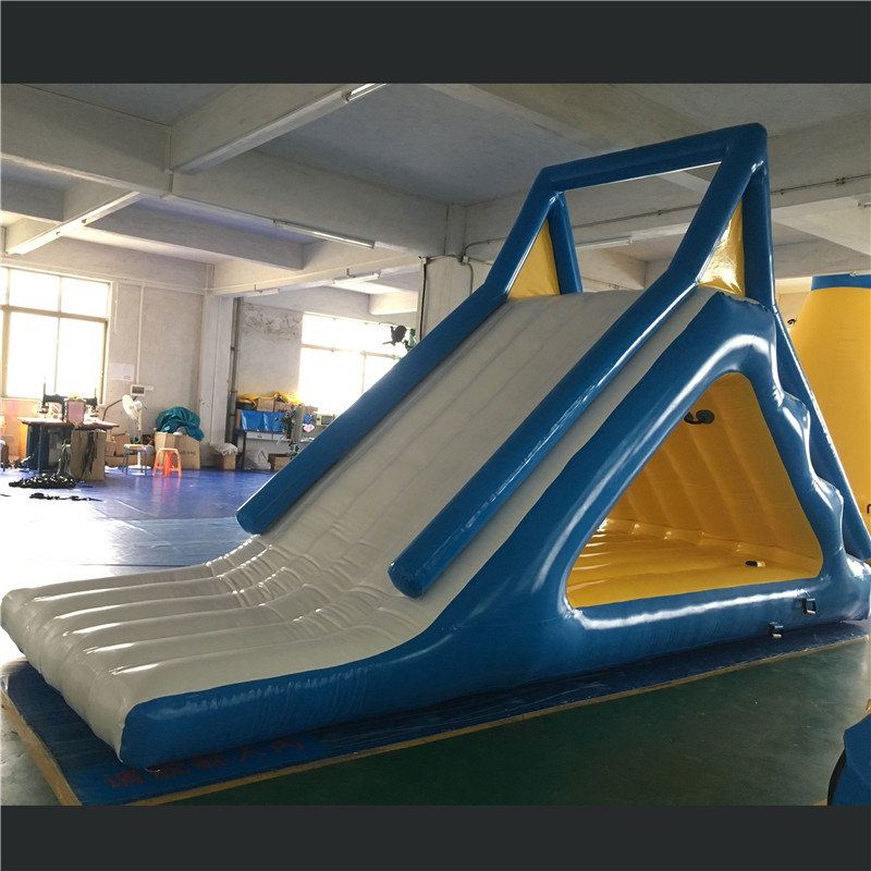 inflatable floating water slide