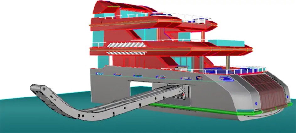 Yacht Slide Setup Step 1