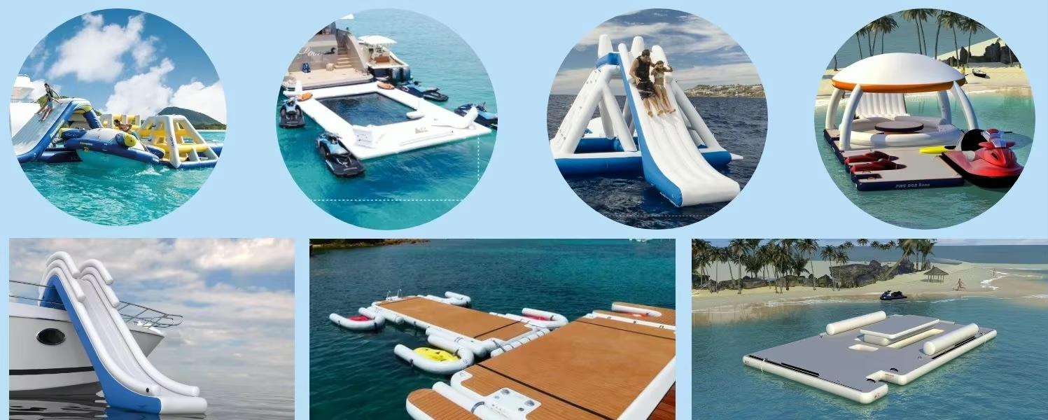 Luxury Yacht Inflatable Slide Custom Design
