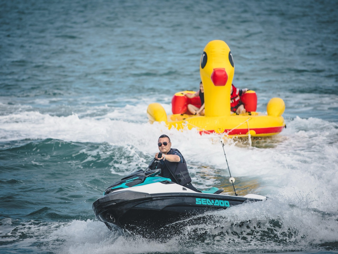 Inflatable ocean games