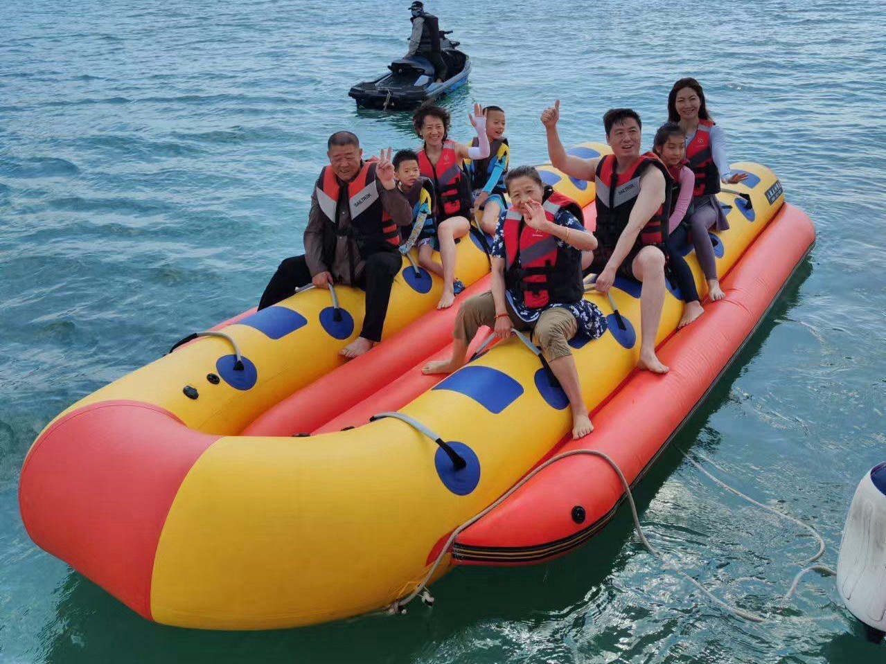 Class Heavy Commercial Inflatable Banana Boat Taxi