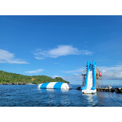 Custom 0.9mm Pvc Water Blob Jump Trampoline