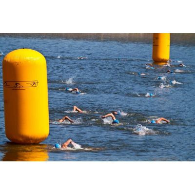 New Design Inflatable Cylindrical buoy Marks For Yacht Slide